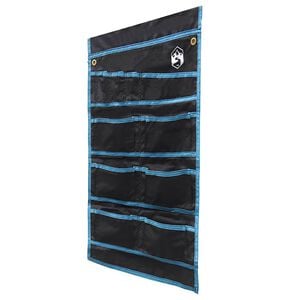 vidaXL Oppbevaringspose med lagring Svart og Bl&aring; 63,5 x 40 cm oxford