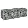 vidaXL Gabion høybed galvanisert stål 90x30x30 cm