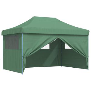vidaXL Partytelt 292 x 440 x 315 cm Gr&oslash;nn Oxford Stoff