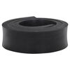 vidaXL Gummikant for sn&oslash;plog svart 200x8x2 cm