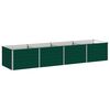 vidaXL Hevet Hagebed Gr&oslash;nn 320 x 80 x 55 cm kaldvalset st&aring;l