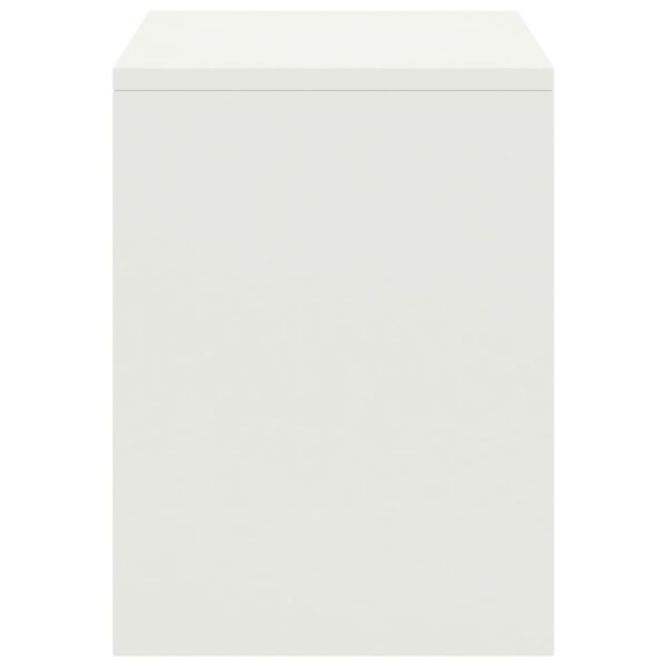 vidaXL Nattbord 2 stk hvit 35x30x40 cm heltre furu