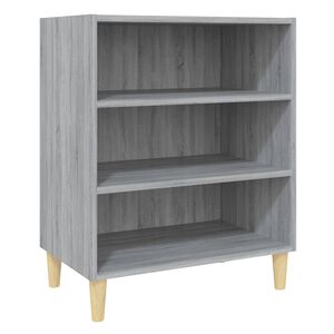 vidaXL Skjenk gr&aring; sonoma 57x35x70 cm konstruert tre