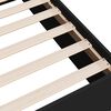 vidaXL Sengeramme svart 200x200 cm konstruert tre
