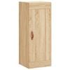 vidaXL Highboard sonoma eik 34,5x34x180 cm konstruert tre