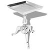 vidaXL Firkantede Sidebord Aluminum S&oslash;lv