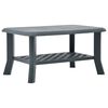 vidaXL Salongbord gr&oslash;nn 90x60x46 cm plast