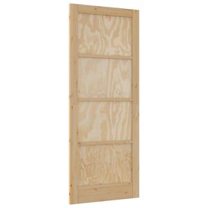vidaXL Innvendig D&oslash;r 86 x 211 cm Kryssfin&eacute;r Naturlig