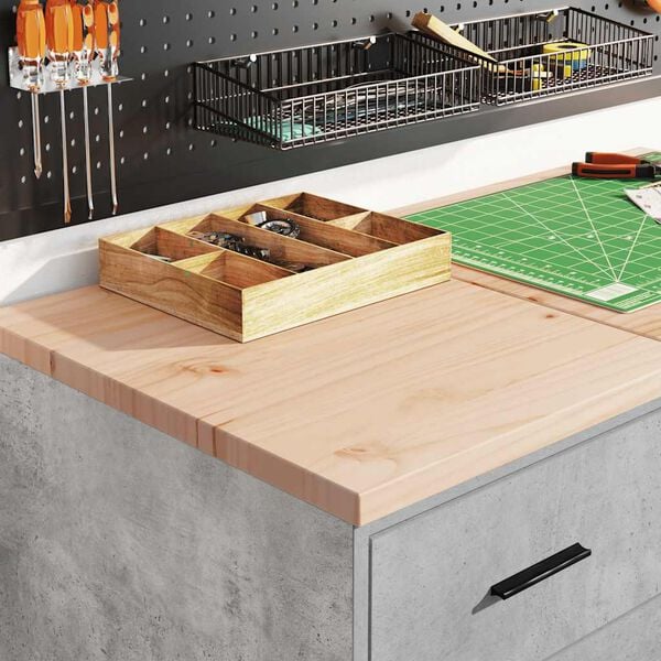 vidaXL Garasjeskap 2 stk betonggr&aring; konstruert tre