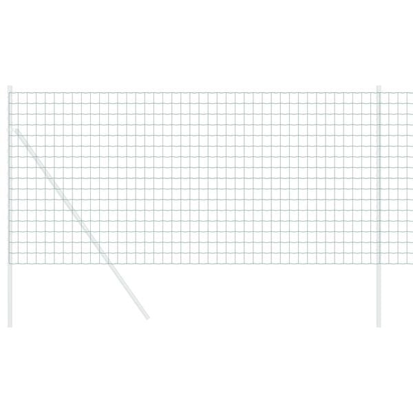 vidaXL Euro gjerde grønn 0.4 x 50 m PVC-belagt jern