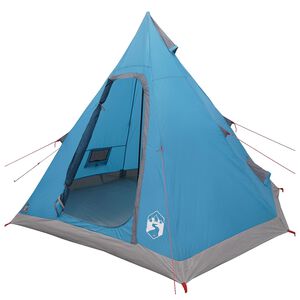 vidaXL 3 person Bl&aring; 185T Polyester med PU Belegg
