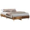 vidaXL Sengeramme uten madrass gammelt tre 135x190 cm konstruert tre