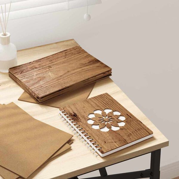 vidaXL Dekorpaneler 50 pcs Gammelt tre 21 x 30 x 0,27 cm