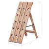 vidaXL Vinstativ for 15 flasker 26x50x70 cm heltre mahogni