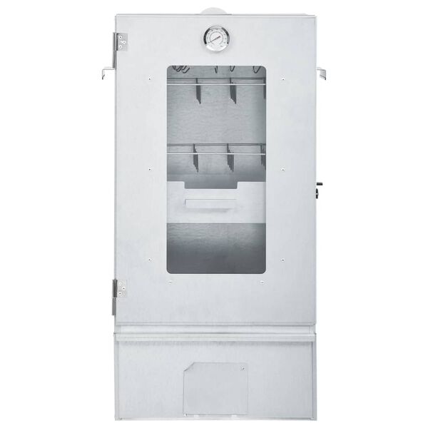 vidaXL Ovnsr&oslash;yker med kaldr&oslash;ykgenerator galvanisert st&aring;l