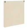 Veggdokumentdisplay med hylle Beige 40 x 4,5 x 43 cm Konstruert tre