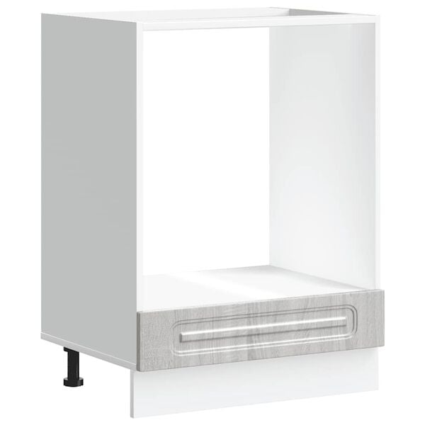 vidaXL Ovnskap Kalmar grå sonoma konstruert tre