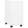 vidaXL Mobilt arkivskap hvit 30x45x59 cm stål