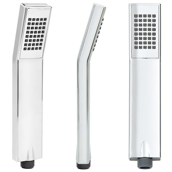 vidaXL H&aring;ndholdt dusjhode krom