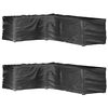 vidaXL L-formet hagem&oslash;beltrekk 2 stk 18 maljer 220x285x80 cm