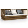 vidaXL Dagseng honningbrun 90x190 cm heltre furu
