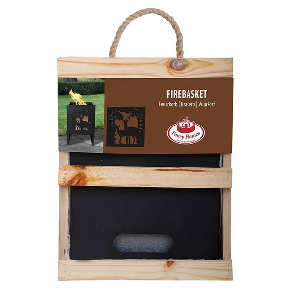 Esschert Design B&aring;lkurv hjort firkantet