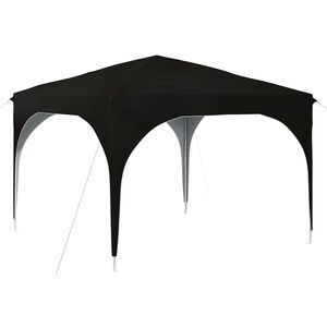 vidaXL Pop-up Festtelt 290 x 290 x 245 cm Svart
