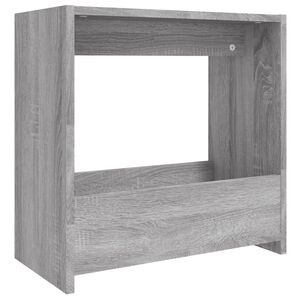 vidaXL Sidebord gr&aring; sonoma 50x26x50 cm konstruert tre