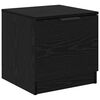 vidaXL Sengeskap 2 pcs Svart Eik 40 x 39 x 40cm Konstruert tre