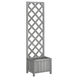 vidaXL Plantekasse med espalier 40x30x135 cm heltre gran