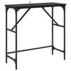 vidaXL Konsollbord Svart Eik 75 x 32 x 75 cm Konstruert tre