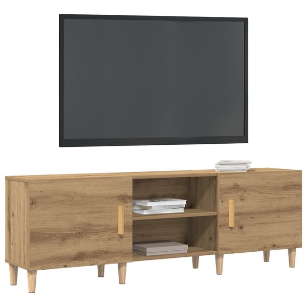 vidaXL TV-skap artisan eik 150 x 30 x 50 cm Konstruert tre