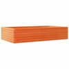 vidaXL Plantekasse voksbrun 110x60x23 cm heltre furu