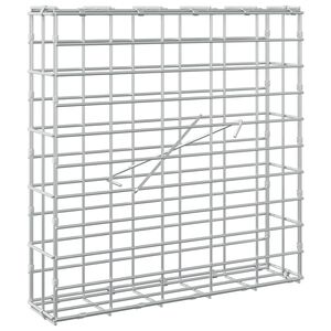 vidaXL Gabion med 3,5 mm tr&aring;d og 5x10 cm mesh 50x10x50 cm