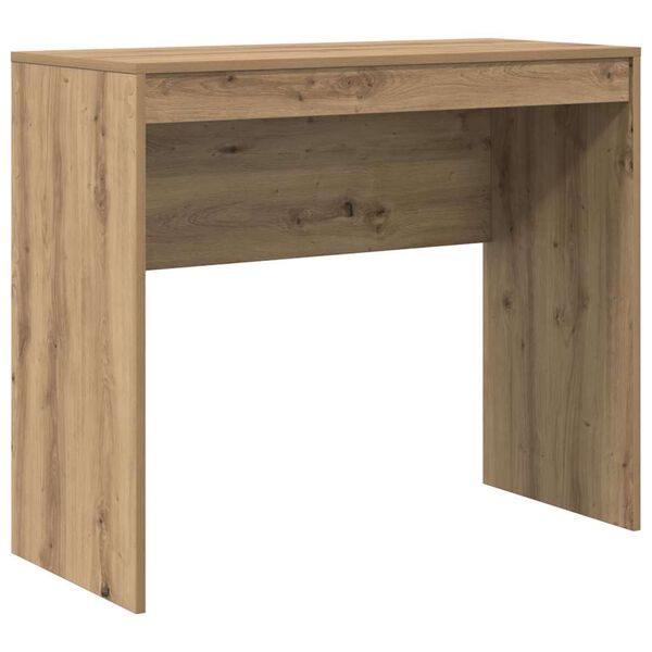vidaXL Skrivebord Artisan Eik 90 x 40 x 76 cm