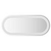 vidaXL LED-baderomsspeil 70x30 cm oval