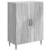vidaXL Serviesskap Gr&aring; sonoma 66 x 34,5 x 89,5 cm Konstruert tre