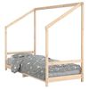 vidaXL Barnesengeramme 80x200 cm heltre furu