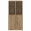 vidaXL Highboard med dører artisan eik 68x37x142 cm konstruert tre