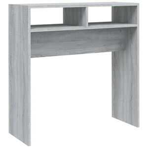 vidaXL Konsollbord gr&aring; sonoma 78x30x80 cm konstruert tre