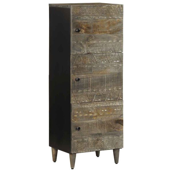 vidaXL Highboard 40x33x110 cm heltre mango