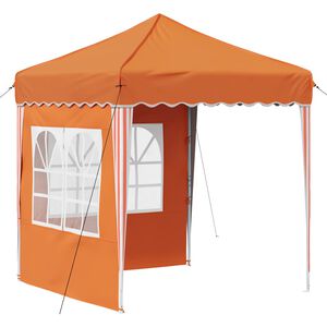 vidaXL Pop-up Festtelt Oransje 195 x 195 x 245 cm