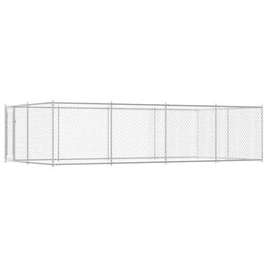 vidaXL Utend&oslash;rs hundeg&aring;rd 7,6x3,8x1,9 m