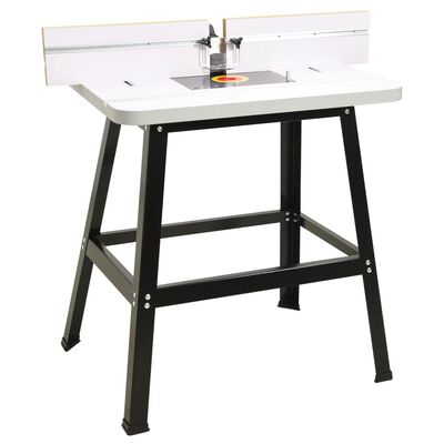 vidaXL Fresebord stål og MDF 81x61x88 cm