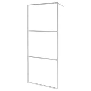 vidaXL Dusjvegg med halvfrostet ESG-glass 80x195 cm