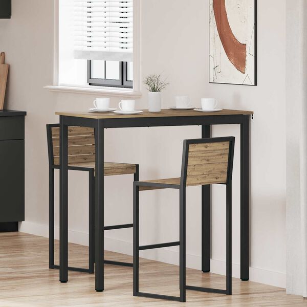 vidaXL Spisebord Konstruert tre