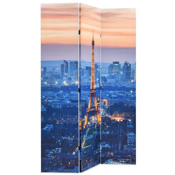 vidaXL Sammenleggbar romdeler 120x170 cm Paris natt