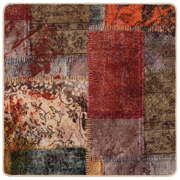 vidaXL Teppe Runner MARSA Flerfarget 100 x 100 cm Polyester og PVC