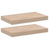 vidaXL Flytende hyller 2 stk 40x23,5x4 cm konstruert tre