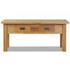 vidaXL Hallbenk massiv teak 90x30x40 cm